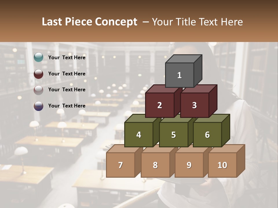 Standing Pretty White PowerPoint Template