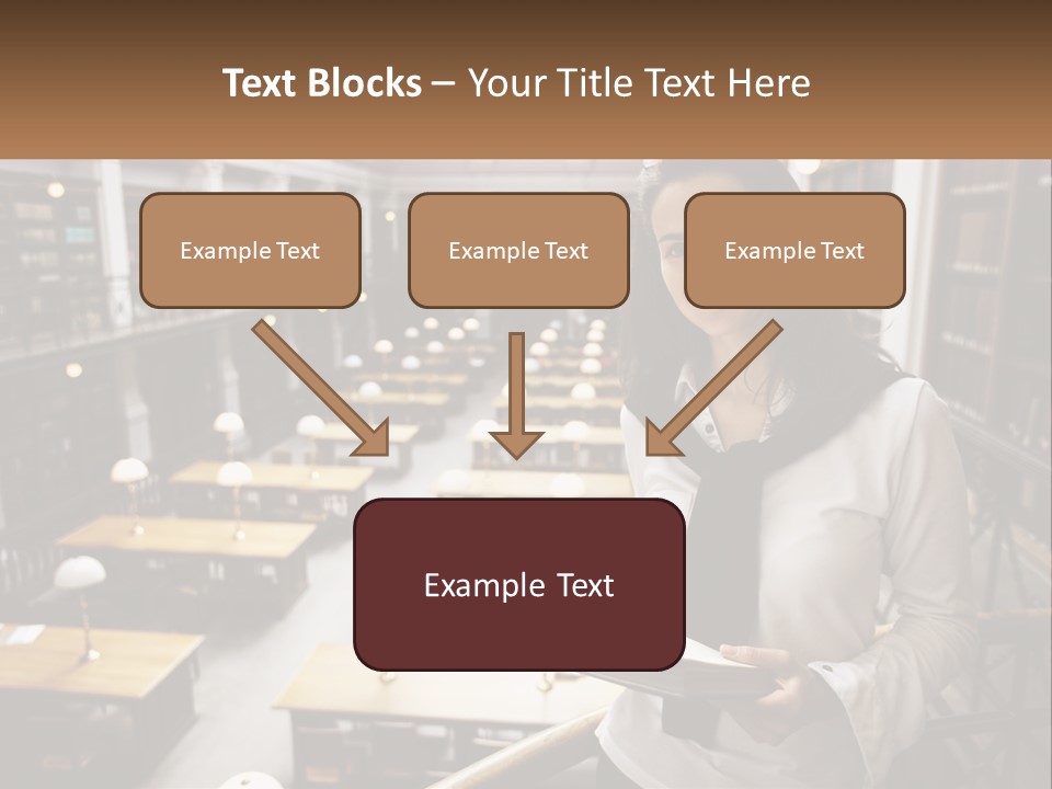 Standing Pretty White PowerPoint Template