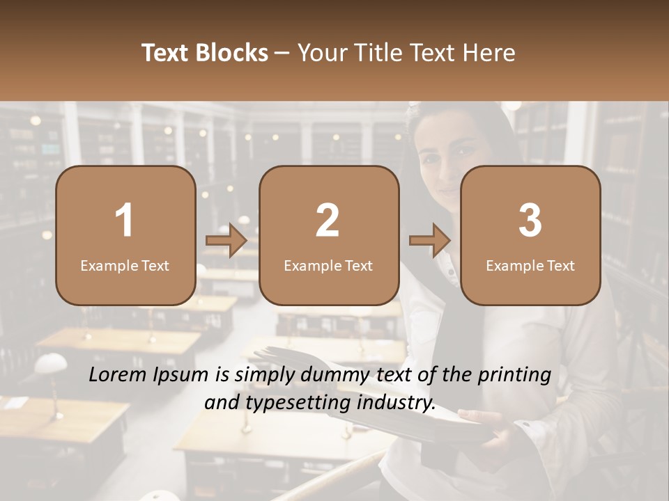 Standing Pretty White PowerPoint Template