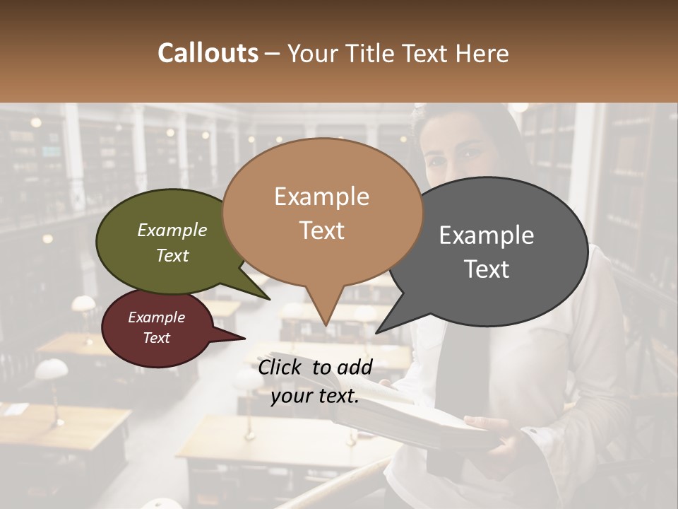 Standing Pretty White PowerPoint Template