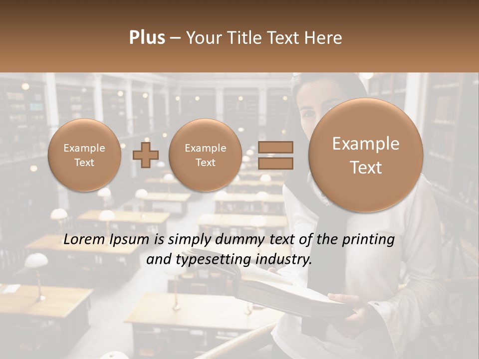 Standing Pretty White PowerPoint Template