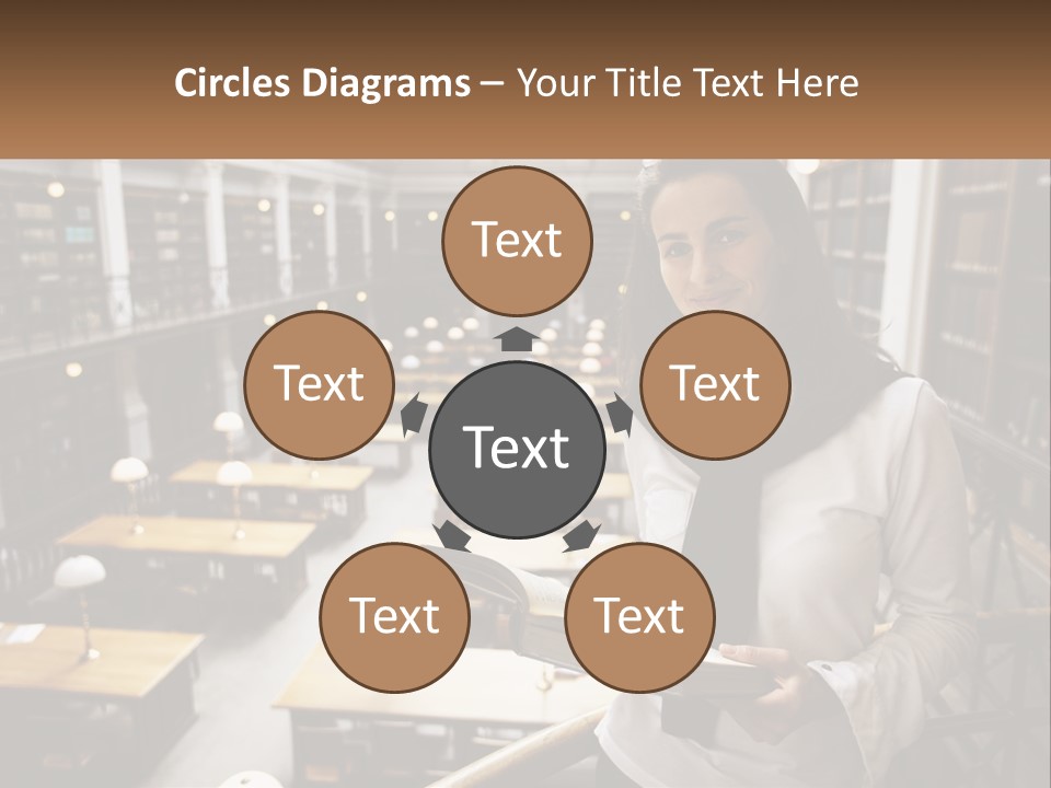 Standing Pretty White PowerPoint Template