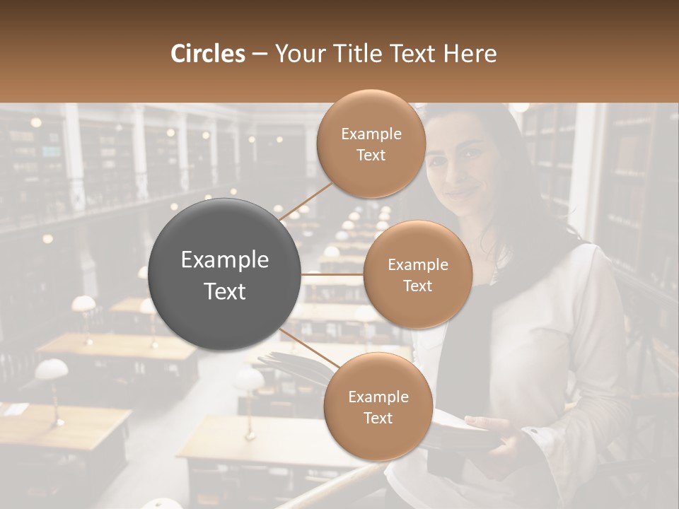 Standing Pretty White PowerPoint Template