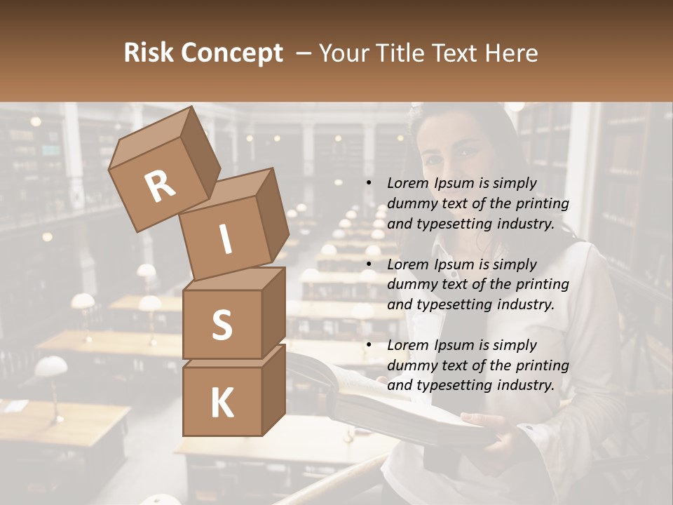 Standing Pretty White PowerPoint Template