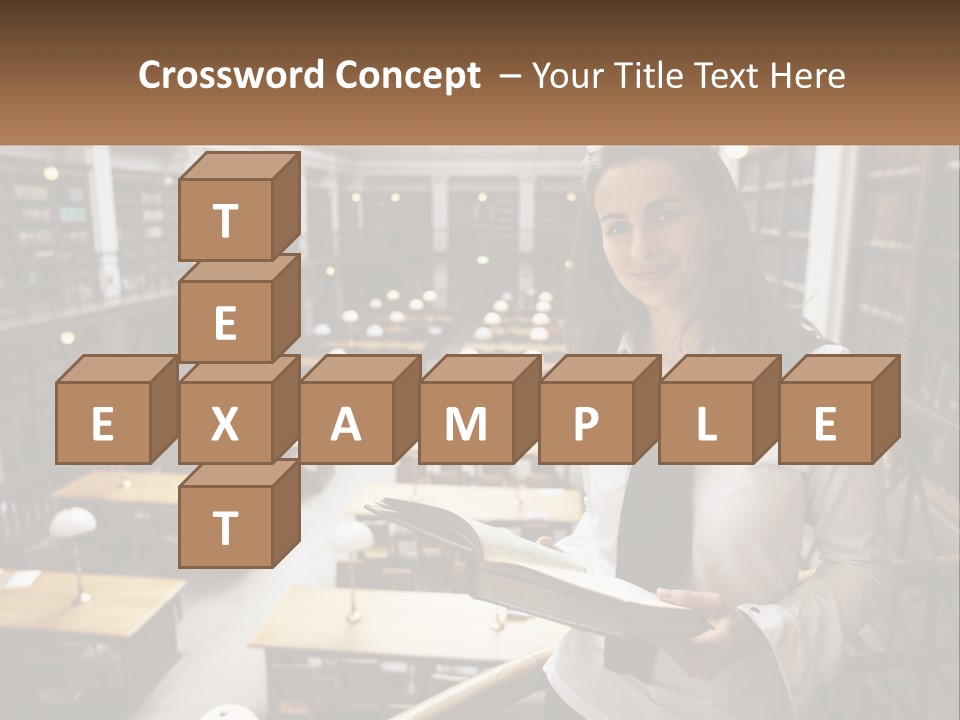 Standing Pretty White PowerPoint Template