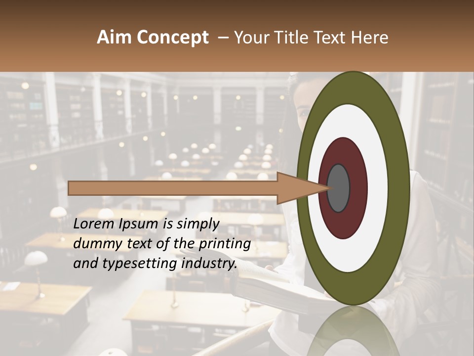 Standing Pretty White PowerPoint Template