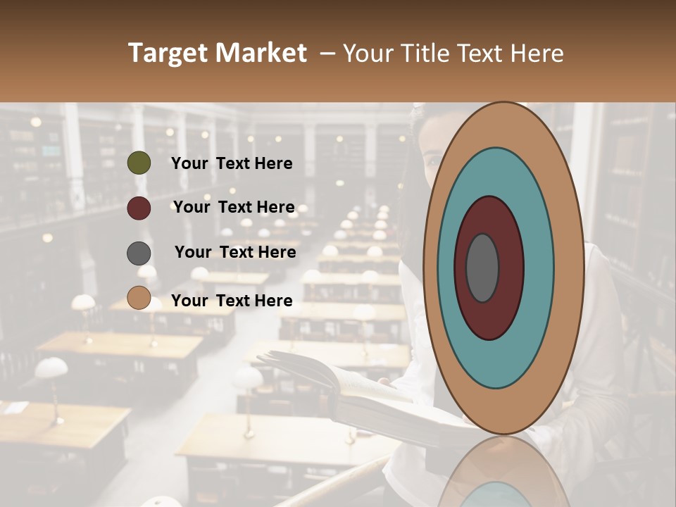 Standing Pretty White PowerPoint Template