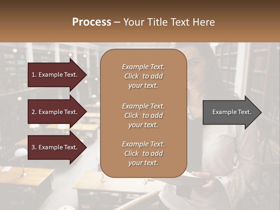 Standing Pretty White PowerPoint Template