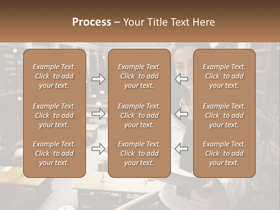 Standing Pretty White PowerPoint Template