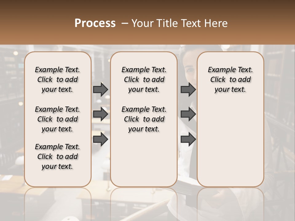 Standing Pretty White PowerPoint Template
