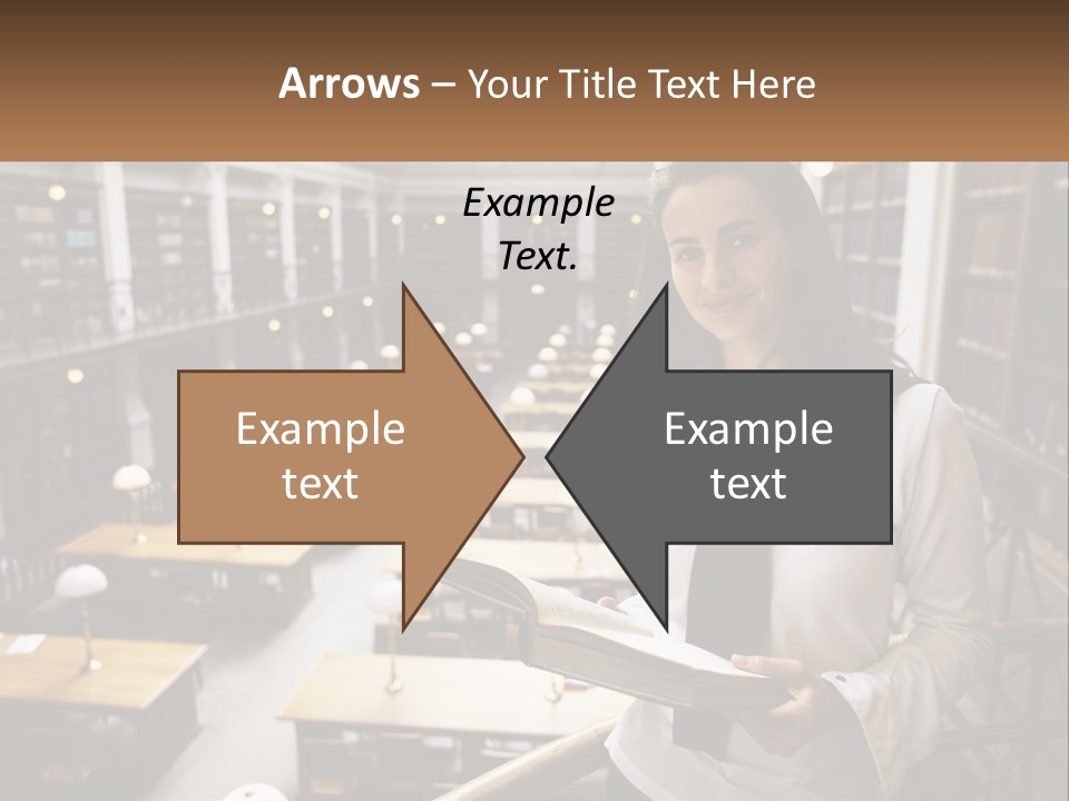 Standing Pretty White PowerPoint Template