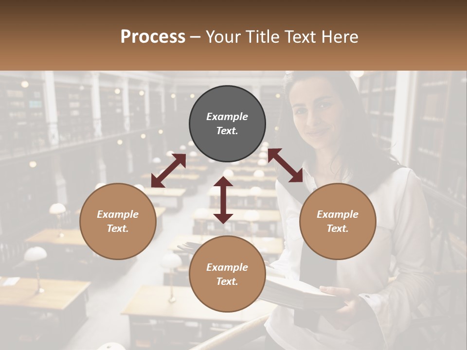 Standing Pretty White PowerPoint Template