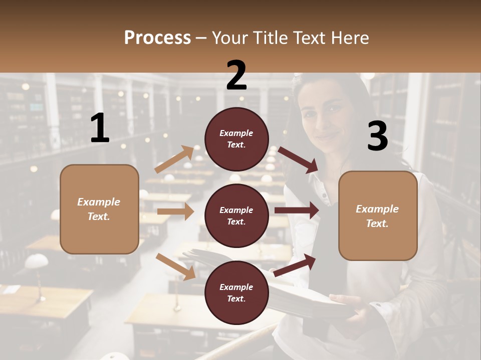 Standing Pretty White PowerPoint Template