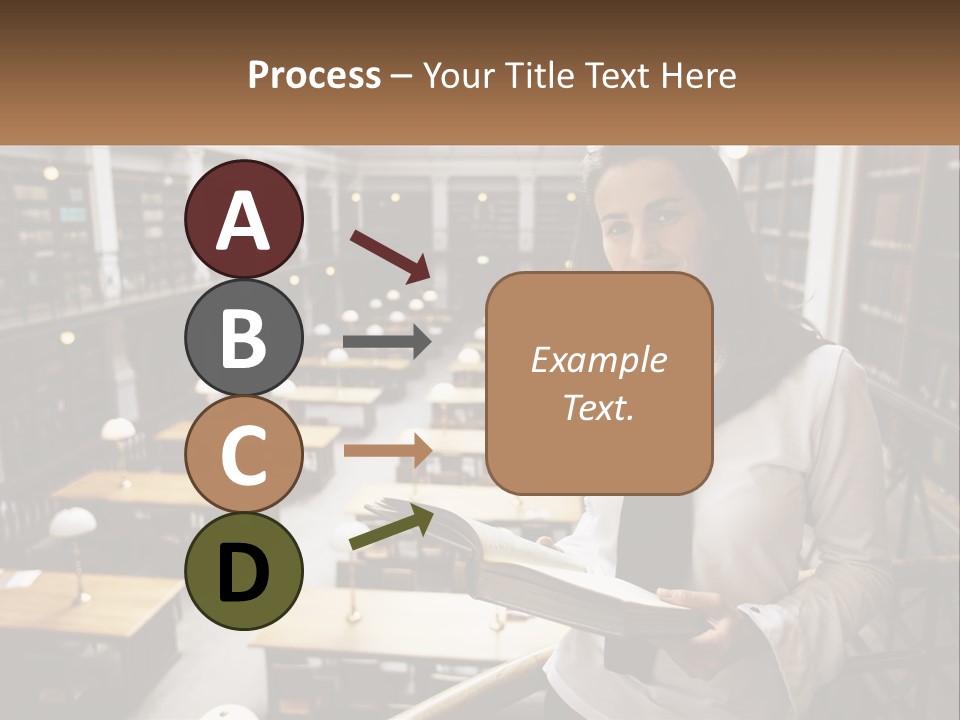 Standing Pretty White PowerPoint Template