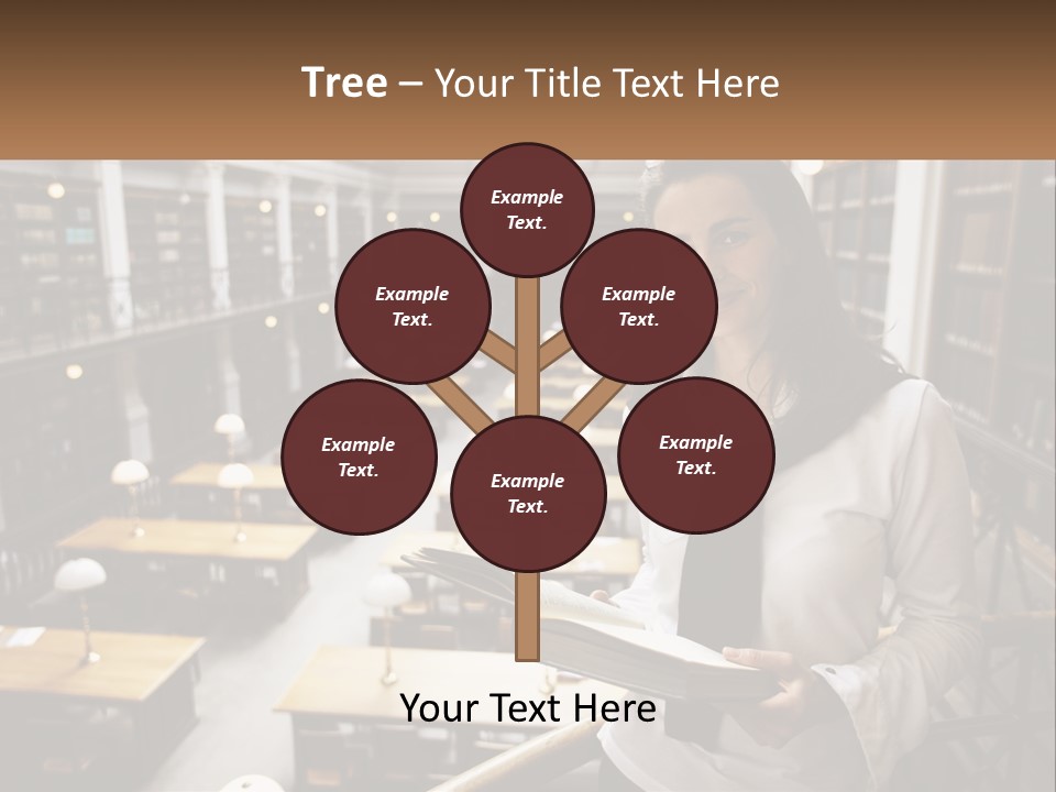 Standing Pretty White PowerPoint Template