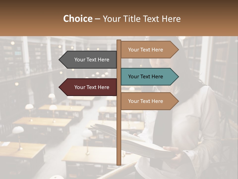 Standing Pretty White PowerPoint Template