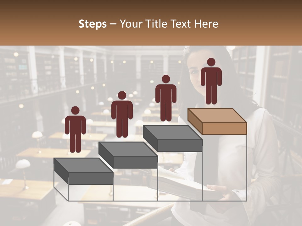 Standing Pretty White PowerPoint Template