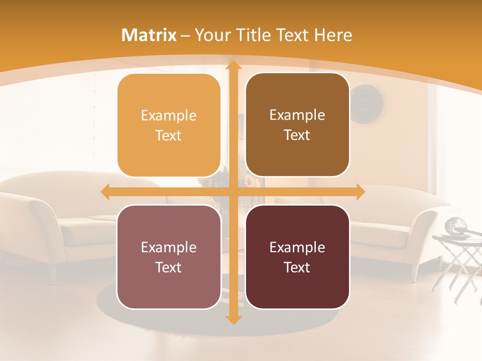 Luxury House Seat PowerPoint Template