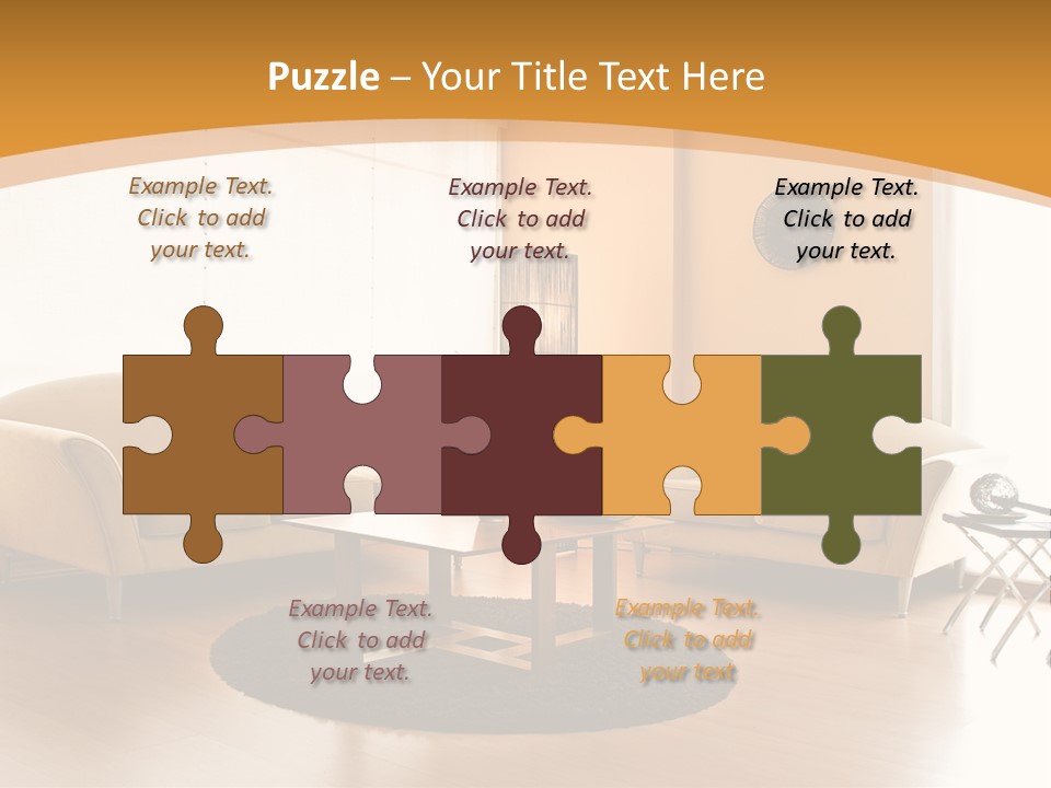 Luxury House Seat PowerPoint Template