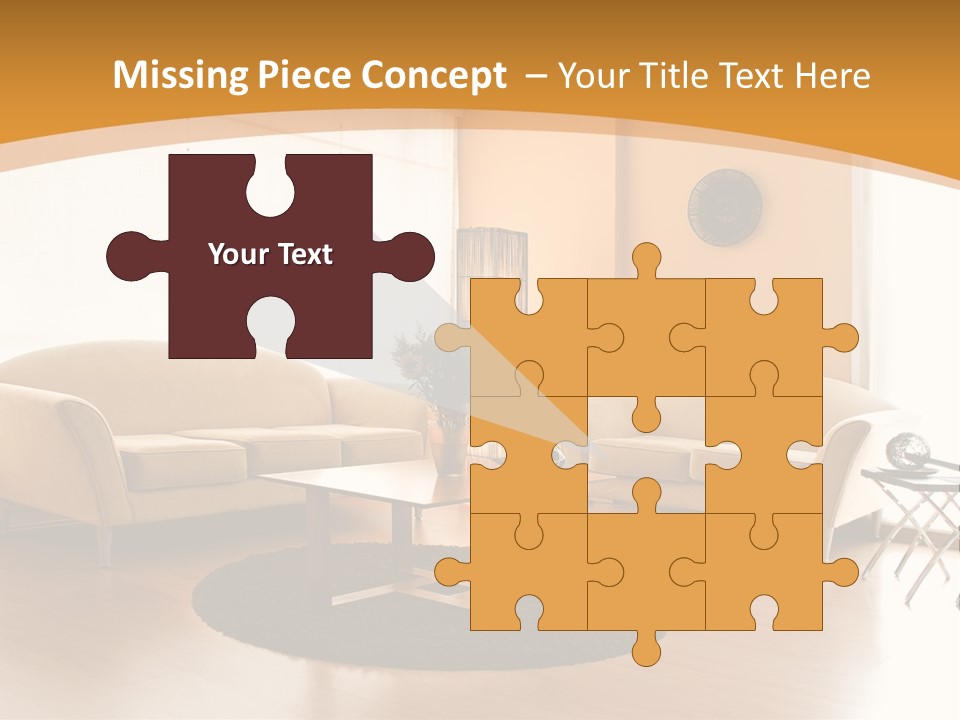 Luxury House Seat PowerPoint Template