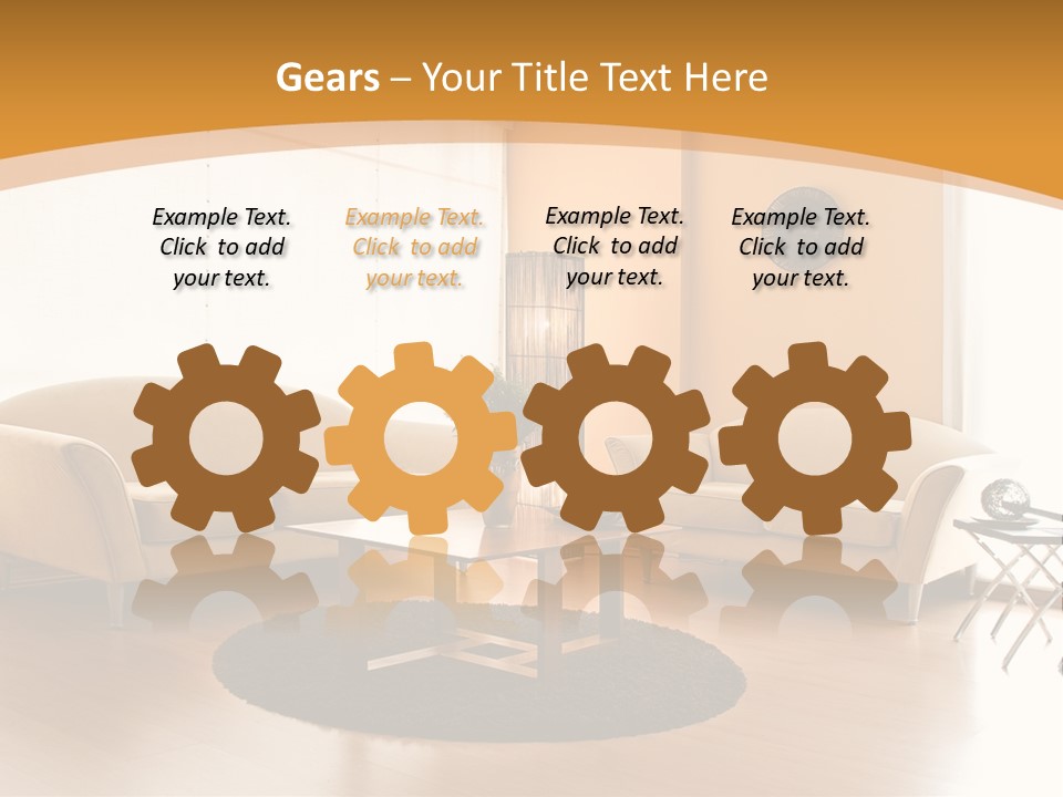 Luxury House Seat PowerPoint Template