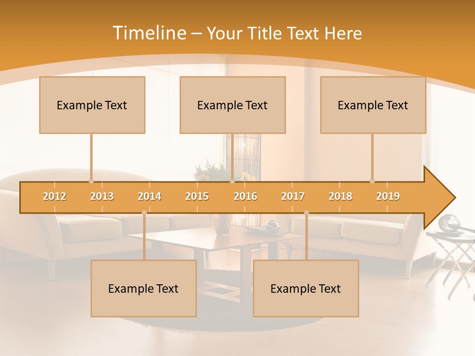 Luxury House Seat PowerPoint Template
