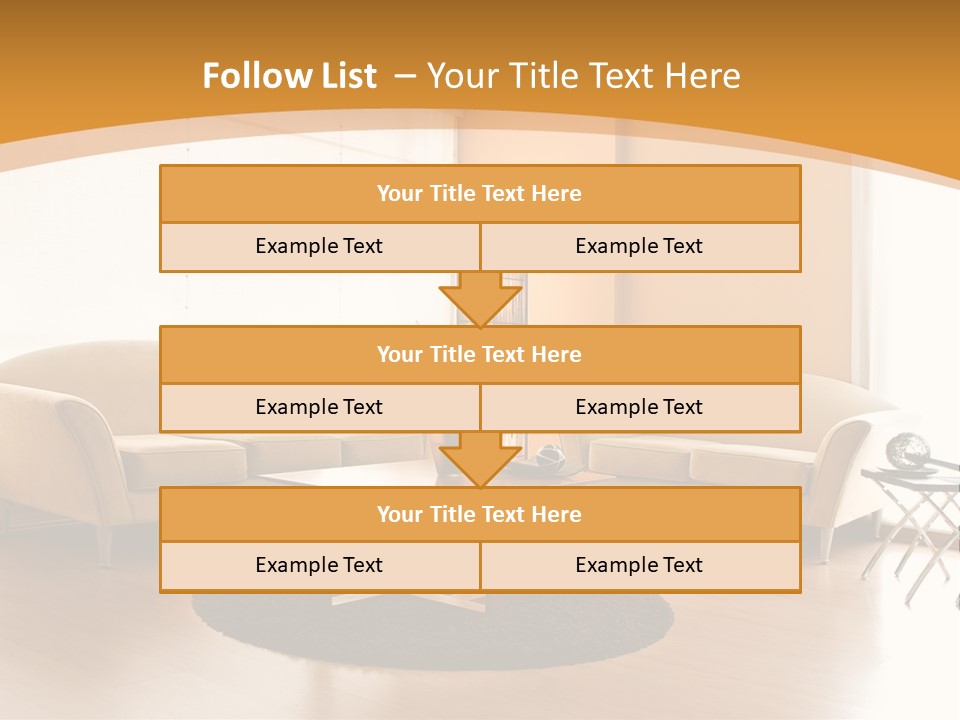Luxury House Seat PowerPoint Template