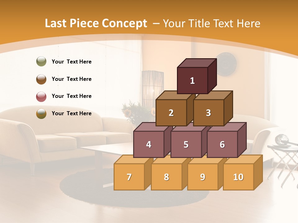 Luxury House Seat PowerPoint Template