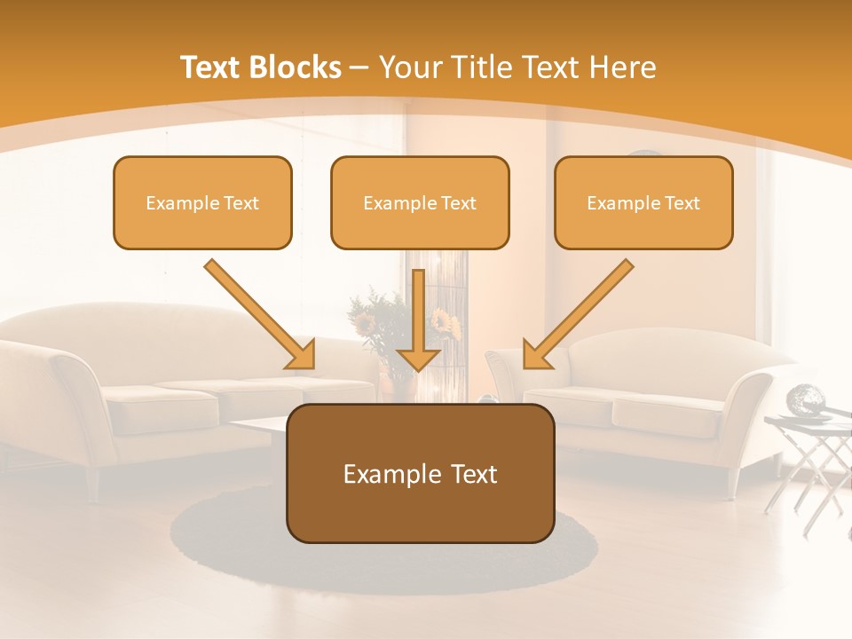 Luxury House Seat PowerPoint Template