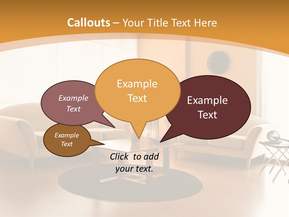 Luxury House Seat PowerPoint Template