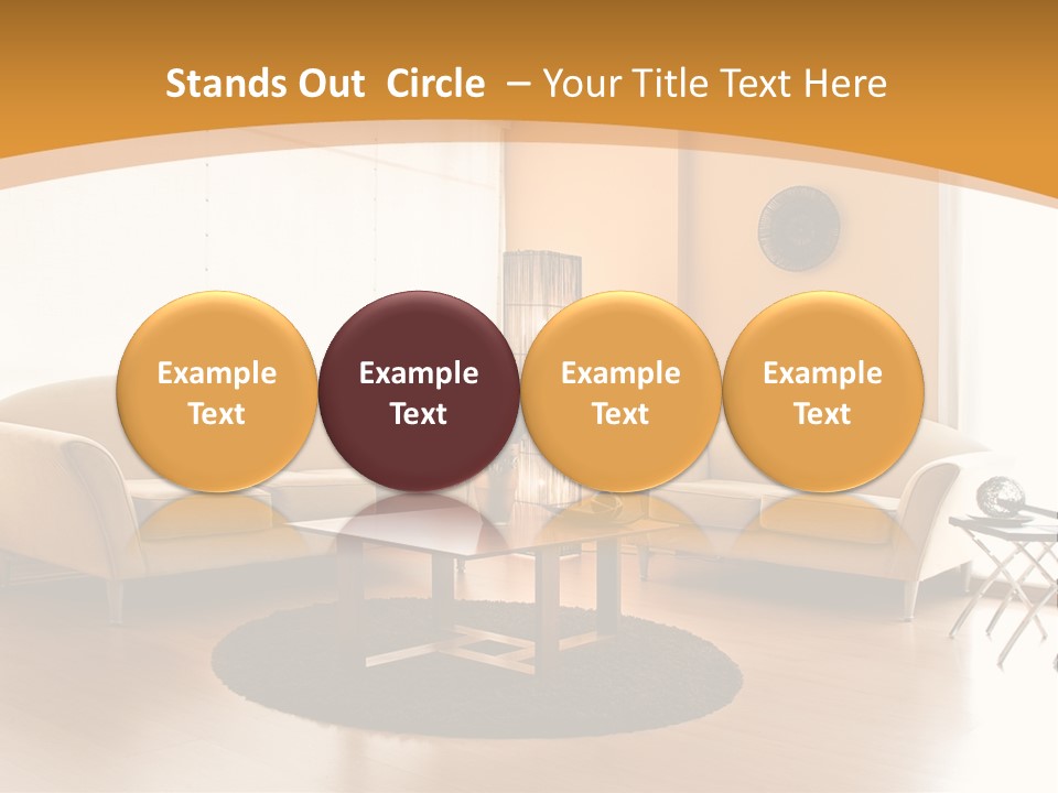 Luxury House Seat PowerPoint Template