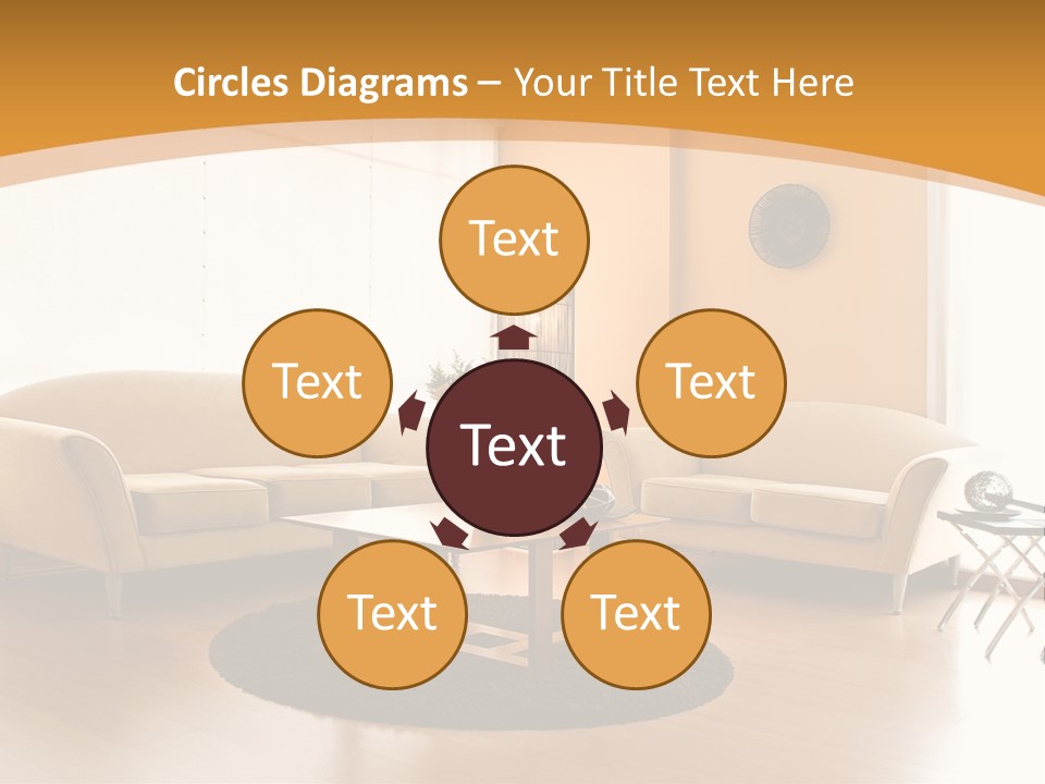 Luxury House Seat PowerPoint Template