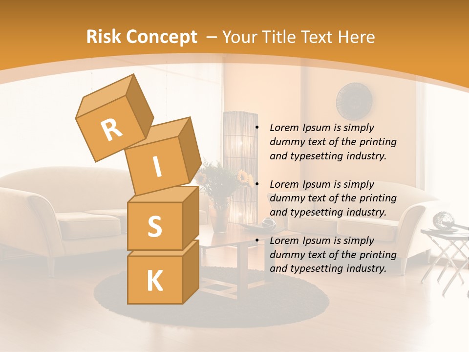 Luxury House Seat PowerPoint Template