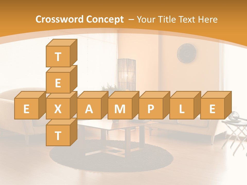 Luxury House Seat PowerPoint Template