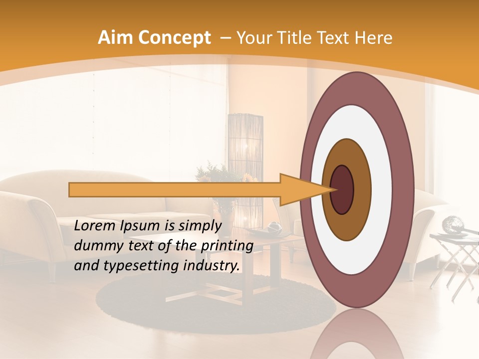 Luxury House Seat PowerPoint Template