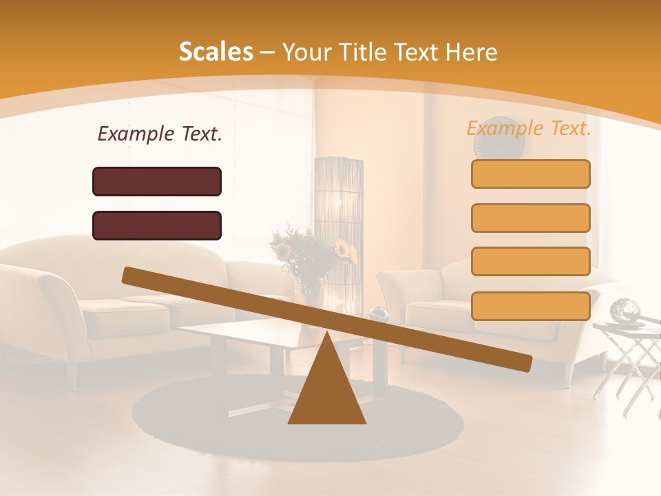 Luxury House Seat PowerPoint Template