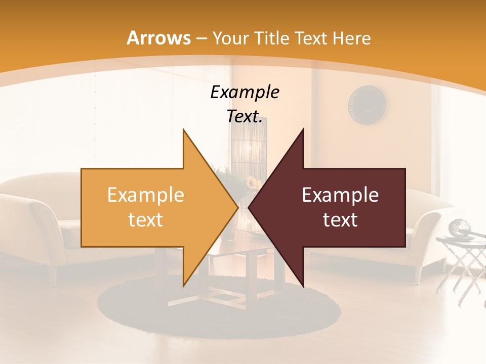 Luxury House Seat PowerPoint Template