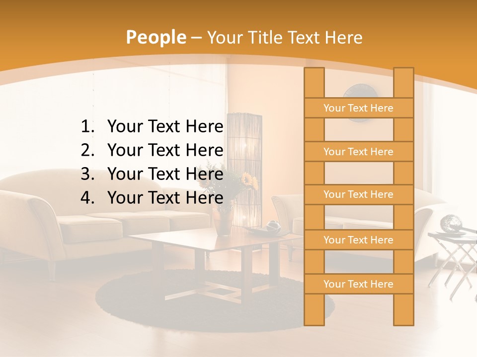 Luxury House Seat PowerPoint Template