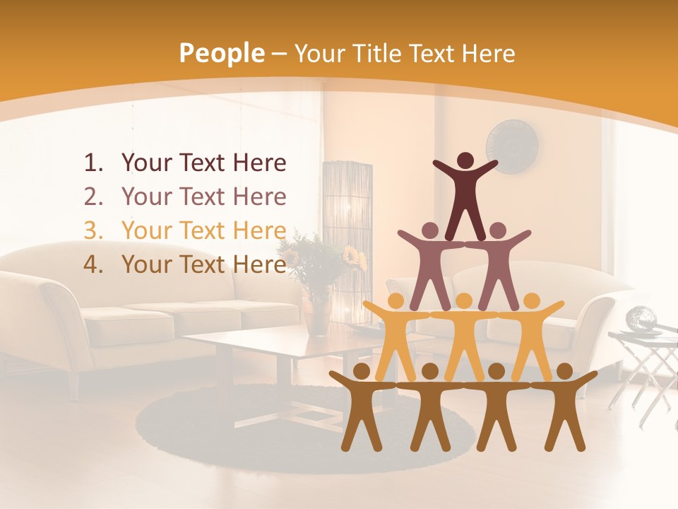 Luxury House Seat PowerPoint Template