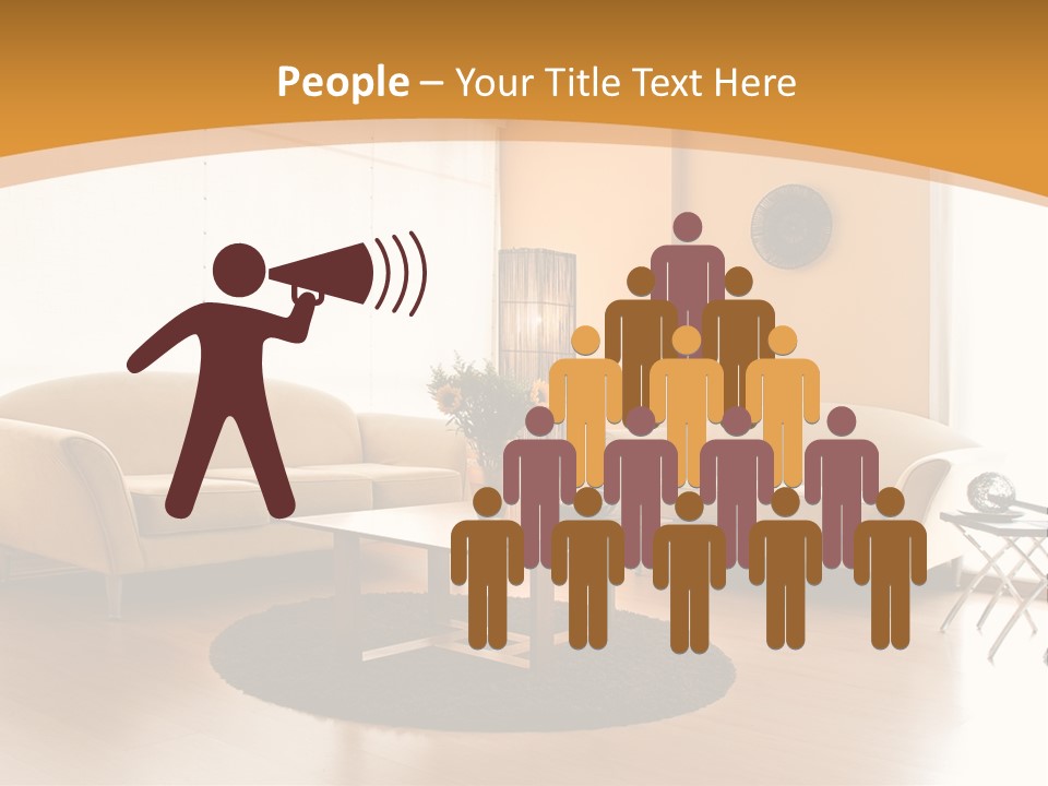 Luxury House Seat PowerPoint Template