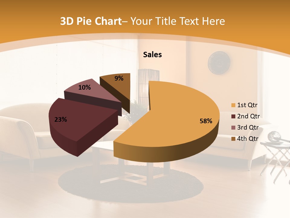 Luxury House Seat PowerPoint Template