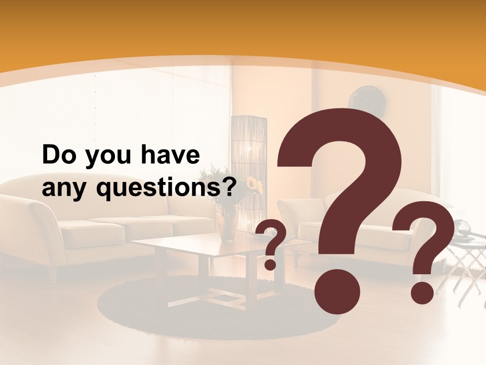 Luxury House Seat PowerPoint Template