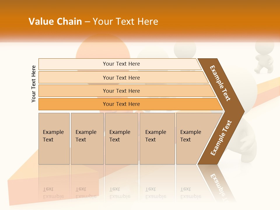 Competing People Abstract PowerPoint Template