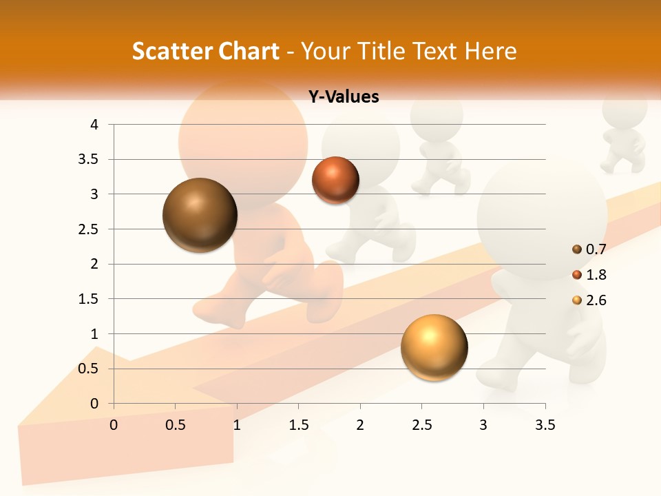 Competing People Abstract PowerPoint Template