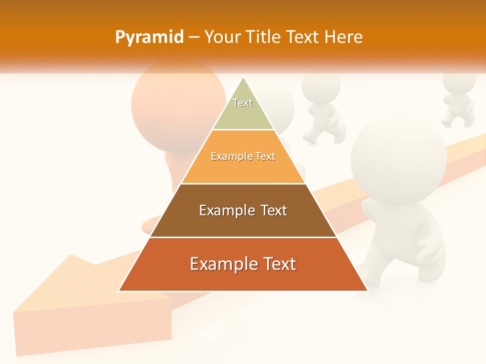 Competing People Abstract PowerPoint Template
