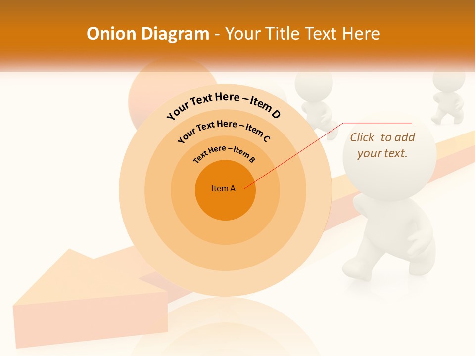 Competing People Abstract PowerPoint Template