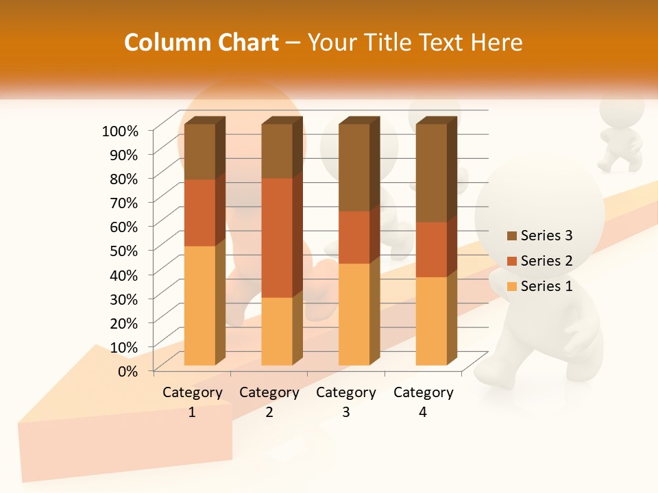 Competing People Abstract PowerPoint Template