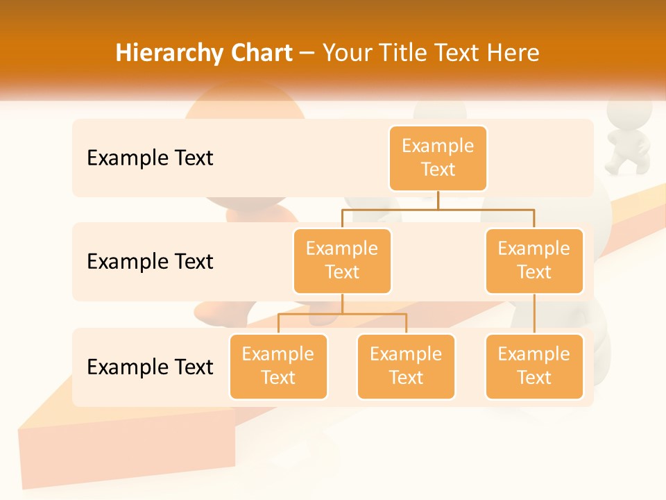 Competing People Abstract PowerPoint Template