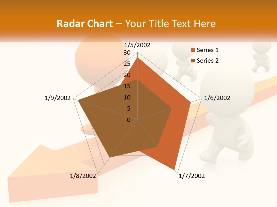 Competing People Abstract PowerPoint Template