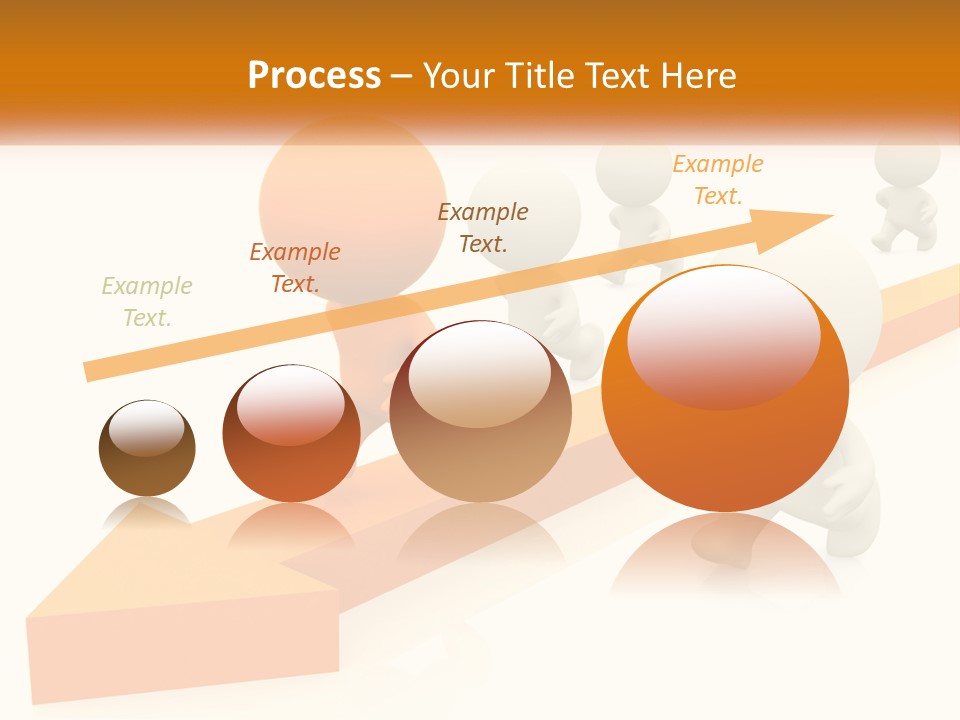 Competing People Abstract PowerPoint Template